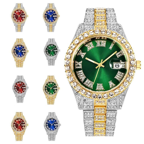 Out Watch for Men Diamond Around Luxury Quartz Watches-JW01030-Veeddydropshipping