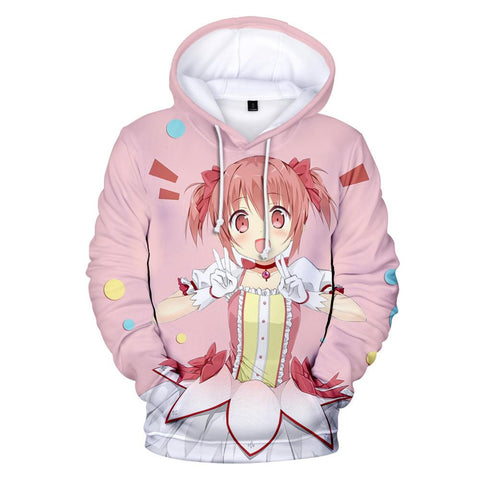 Kaname Madoka 3D Printed Fashion Pullover Hoodie-Veeddydropshipping