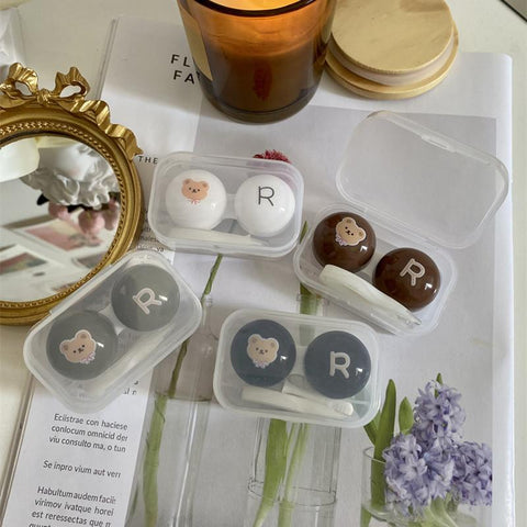Random Portable Contact Lens Case-BH00844-Veeddydropshipping