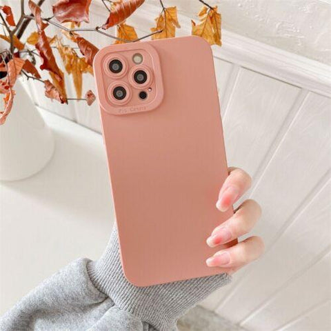 Case For iPhone 14 13 12 11 Pro Max XR XS 8 7 SE Shockproof Silicone Phone Cover-PA00110-Veeddydropshipping