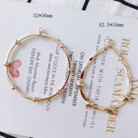 Round Pendants  Pendant Charms for DIY Findings Accessories-JW01606-Veeddydropshipping