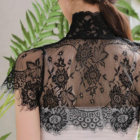 Women Fake Collar Half Shirt Blouse-WF01183-Veeddydropshipping