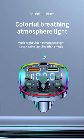 Car Bluetooth 5.0 FM Transmitter PD 18W-PA01160-Veeddydropshipping
