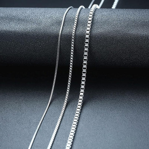 STEEL CHAIN NECKLACE FOR MEN JEWELRY LINK CHOKER-JW01198-Veeddydropshipping