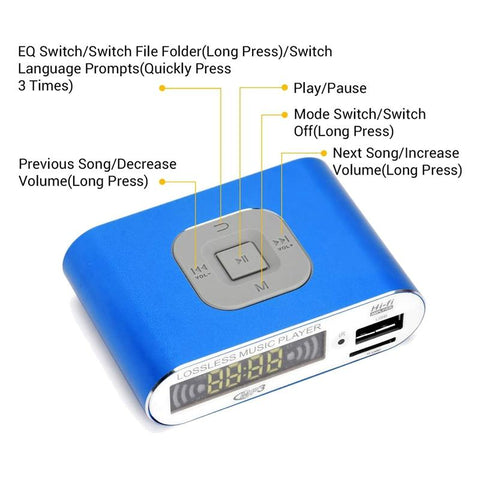 Bluetooth Audio Receiver Digital Music Player-Veeddydropshipping