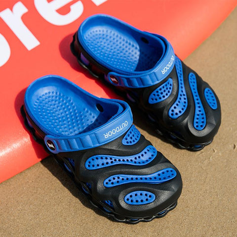 Clogs Plus Size 46 Beach Men Sandals Lightweight Rubber Flip Flop-BS01502-Veeddydropshipping