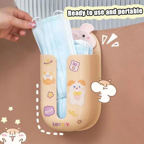 Wall Mounted Mask Storage Box Large Capacity Tissue Box-HA00785-Veeddydropshipping