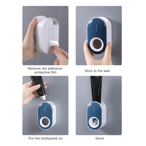 Bathroom Toothpaste Squeezer Automatic Dispenser-HA01023-Veeddydropshipping