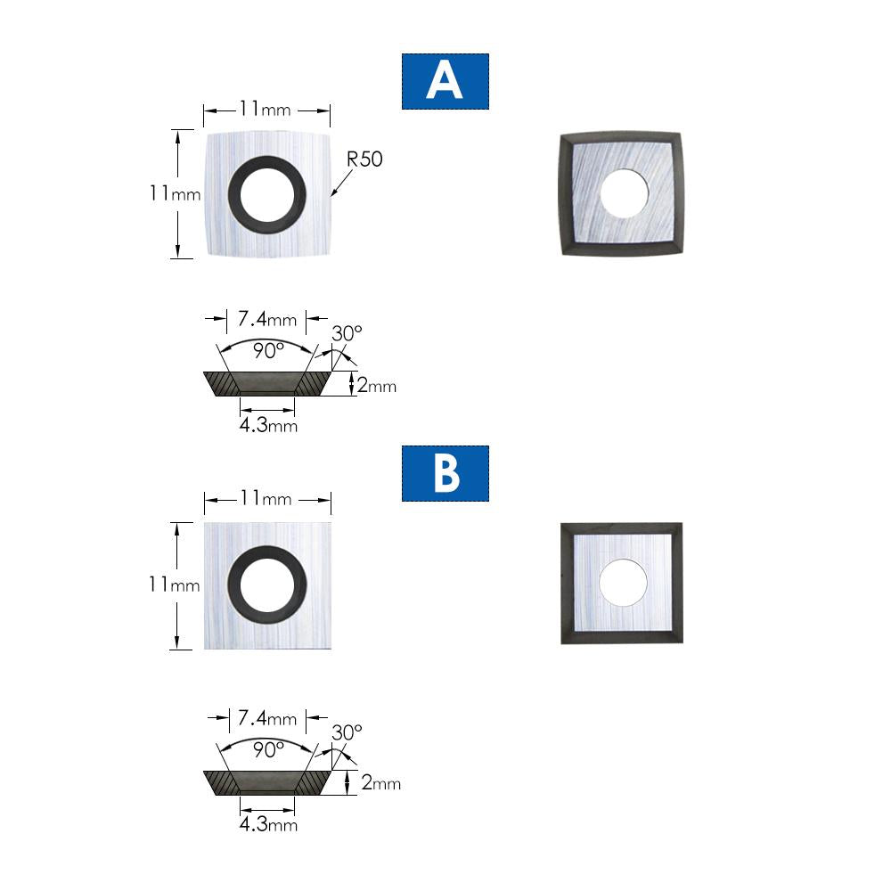 Insert Cutters Wood Turning Tools-TI00198-Veeddydropshipping