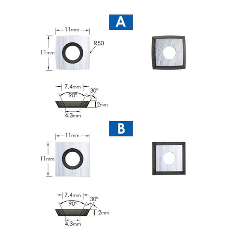 Insert Cutters Wood Turning Tools-TI00198-Veeddydropshipping