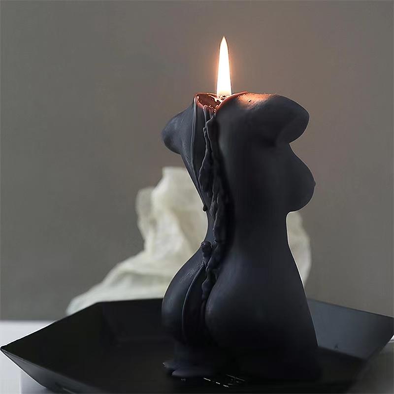 figured body candles Room decorative-HA00367-Veeddydropshipping