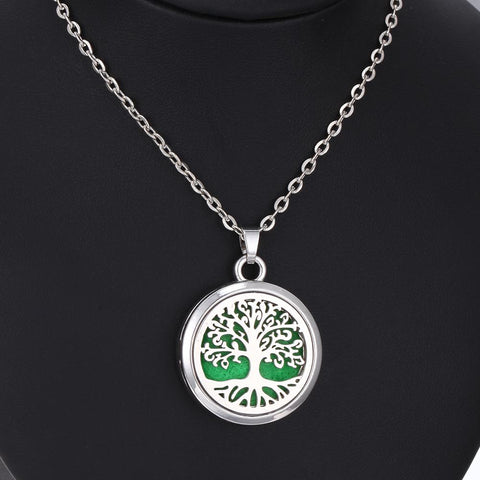 Necklace Perfume Essential Oil Open Stainless Steel-JW01209-Veeddydropshipping
