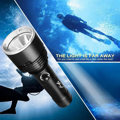 Most Powerful XHP100 Diving Led Flashlight 18650 Rechargeable-TI00953-Veeddydropshipping