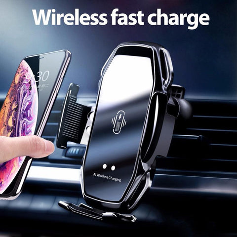 FLOVEME Automatic Car Wireless Charger Car Phone Holder For iPhone 13 Android Mobiles-PA00526-Veeddydropshipping