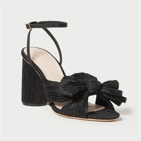Quality Open Peep Toe Bowknot High Heels Women Sandals-BS00842-Veeddydropshipping