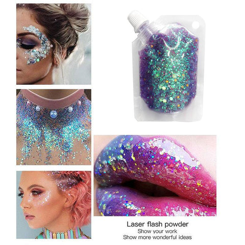 Face Jewels Eyeshadow Shimmer Face Eye Glitter-BH00613-Veeddydropshipping