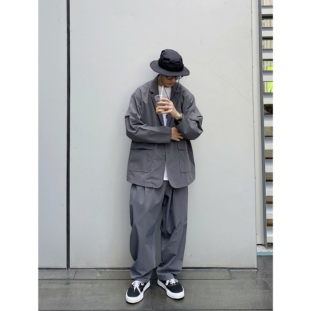 Of The Black Loose Casual Suit Jacket Autumn And Winter-MF01299-Veeddydropshipping