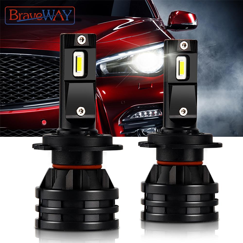 BraveWAY Car Lights H4 LED H7 16000LM H1 H3 H8 H11 LED Atuo Lamp for Car-AM00026-Veeddydropshipping