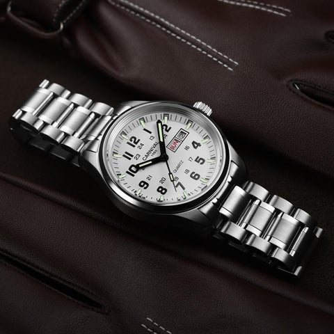 Quartz Watches Luminous Hands Waterproof Stainess Steel Men-JW00655-Veeddydropshipping