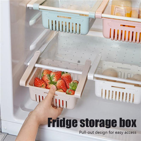 Refrigerator Egg Fruit Storage Box Drawer Baskets-HA00778-Veeddydropshipping