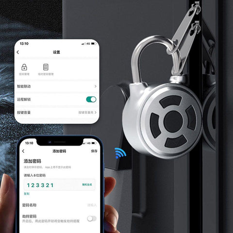 Electronic Lock Bluetooth Wireless Unlock Keyless Zinc-CO00597-Veeddydropshipping