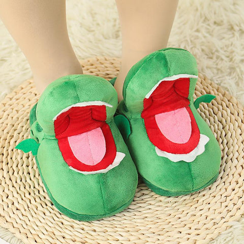 With Moving Mouth Funny Non-slip Home Cotton Shoes Gifts-BS01322-Veeddydropshipping
