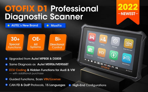 OTOFIX D1 Bluetooth Automotive Scanner OE-Level Car Diagnostic-AM00281-Veeddydropshipping