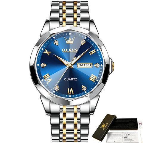 Stainless Steel Strap Waterproof Men Wristwatch Business -JW00825-Veeddydropshipping