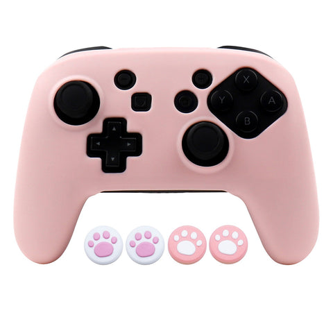 Pink Soft Silicone Protective Cover For PS4/ PS5/ Xbox One S / Xbox Series S X / Switch -CE01513-Veeddydropshipping