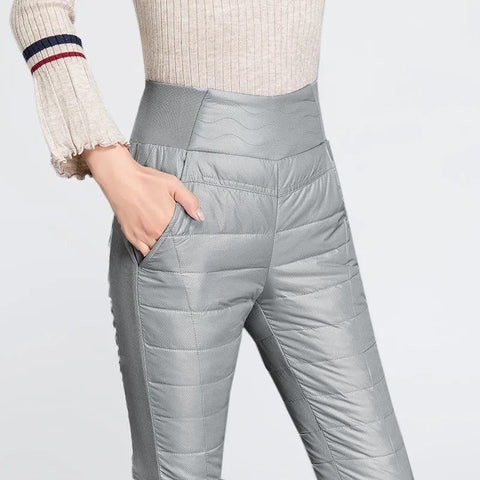 High waist Down Pants Women-WF00532-Veeddydropshipping