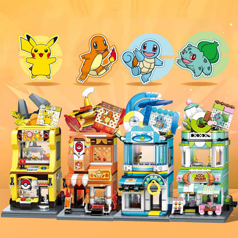 Pokemon Pikachu-Claw crane game shop Blocks Charizard pikachu Squirtle-TB01478-Veeddydropshipping