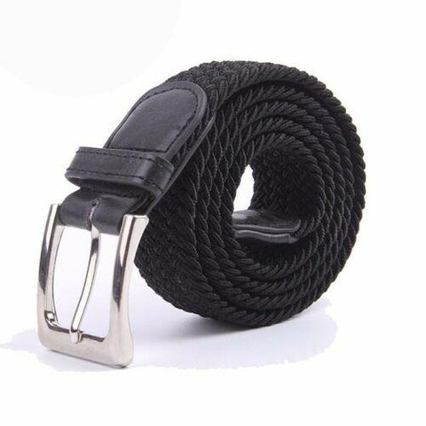 BELTS LADIES ELASTIC WOVEN BRAIDED JEANS-MF00770-Veeddydropshipping