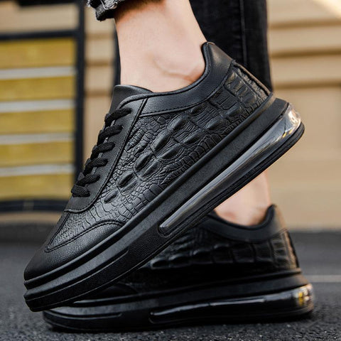 Korean Men&#39;s Fashion Flat Lace Up Sneakers Male-BS01389-Veeddydropshipping
