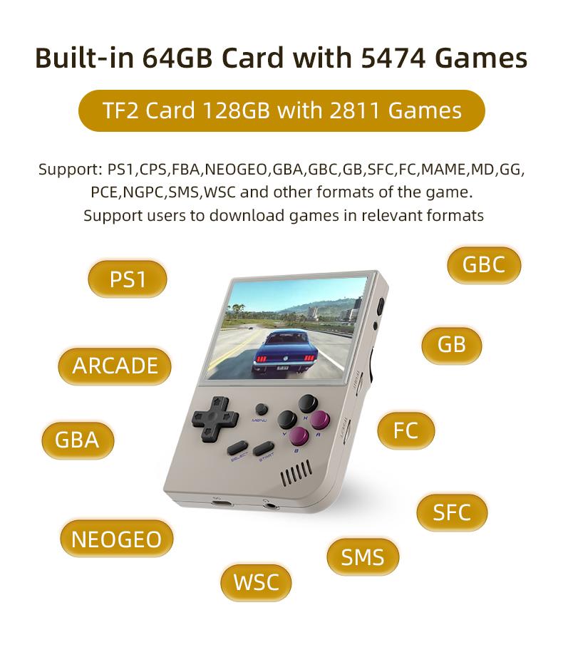 Retro Handheld Game Console 3.5-inch Screen-Veeddydropshipping