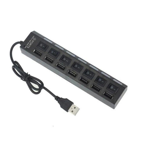 switch extension hub 7-port USB2.0 hub Computer USB extension hub one drag seven -CE00158-Veeddydropshipping