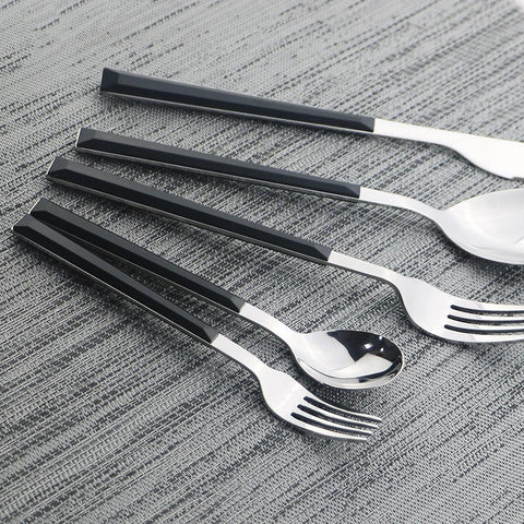 Imitation Wood Handle Cutlery Tableware Set-HA01309-Veeddydropshipping