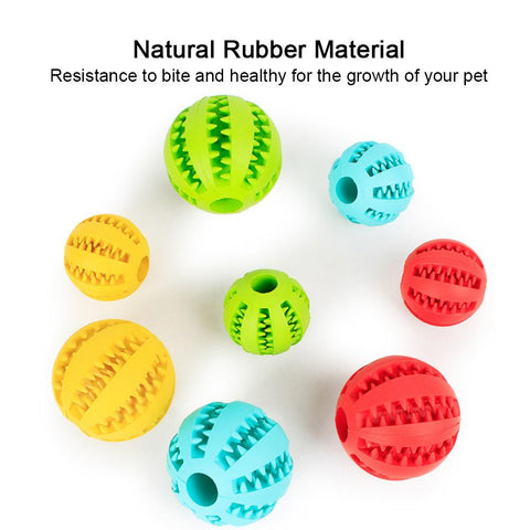 Dog Food Ball Pet Dog Toy Interactive Rubber Balls-HA01479-Veeddydropshipping