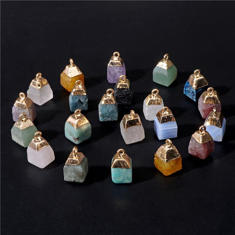 Stone Pendant Rough Original Crystal Pendants For Diy Jewelry-JW01580-Veeddydropshipping