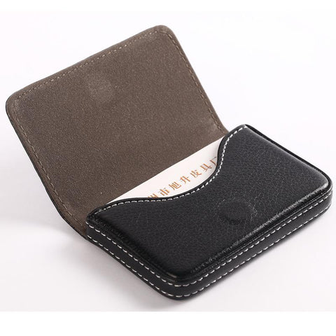 Card Holder PU Leather Large Capacity Business-BS00607-Veeddydropshipping