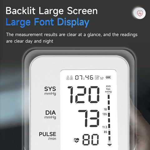 Digital Upper Arm Blood Pressure Monitor-BH00784-Veeddydropshipping