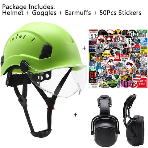 Safety Helmet with  Construction Hard Hat-CO00679-Veeddydropshipping