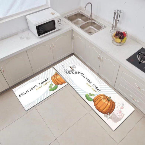 Crystal Velvet Long Strip Bathroom Foot Mats-HA00487-Veeddydropshipping