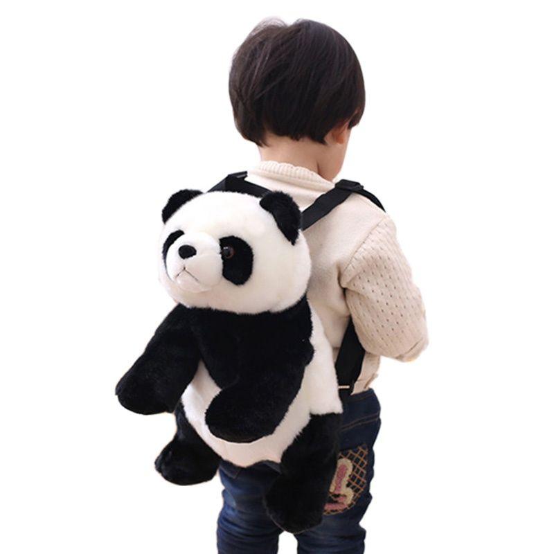 Simulation 32cm Panda Backpack Girls Boys Plush Adjustable-TB00090-Veeddydropshipping