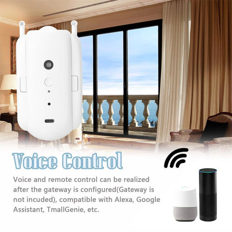 Tuya Smart Curtain Swithbot Bluetooth   Electric Curtain Robot APP Voice-TI01057-Veeddydropshipping
