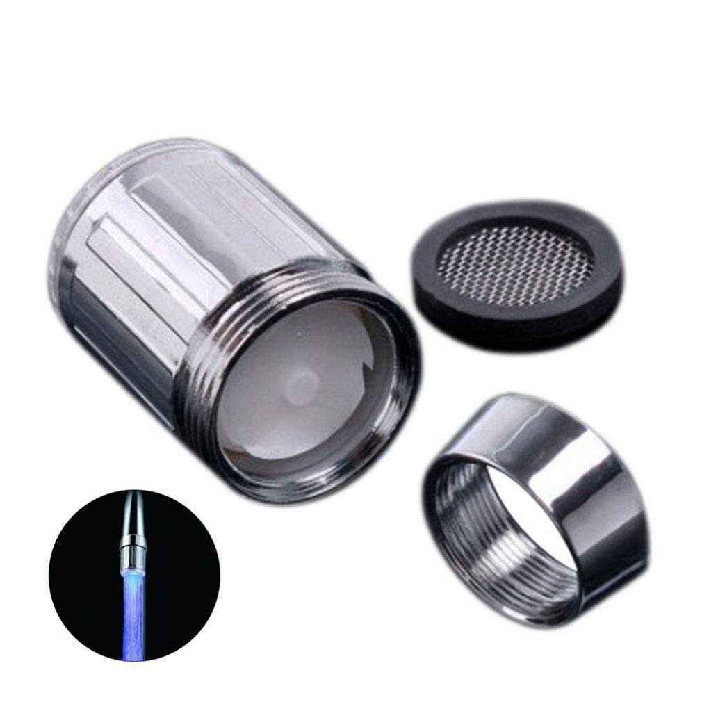 LED Temperature Sensitive 3-Color Light-up Faucet Kitchen Bathroom -CE00601-Veeddydropshipping