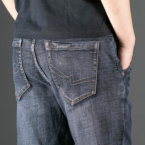 Multi-Pocket Black Male Jeans Men Men&#39;S Jean-MF00618-Veeddydropshipping