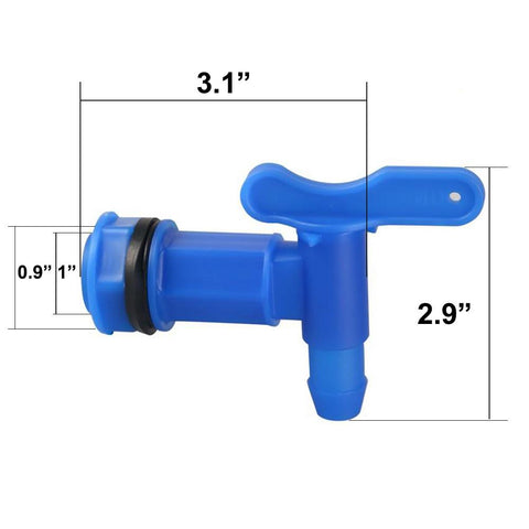 Replacement IBC Barrel Water Butt Tap Plastic-HA01537-Veeddydropshipping
