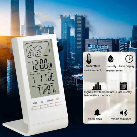 Digital Thermometer Hygrometer Gauge Room Humidity-HA00994-Veeddydropshipping