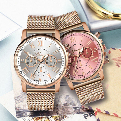 Watches Fashion Roman Numeral Simple ClocK-JW00906-Veeddydropshipping