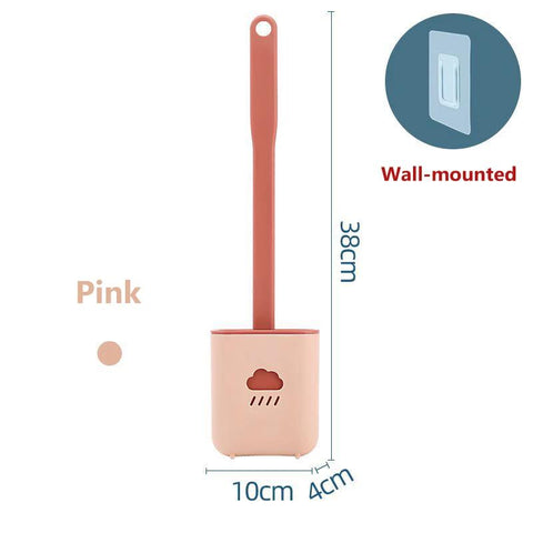 Silicone Toilet Brush Wc Cleaner Toilet Brush-HA01053-Veeddydropshipping